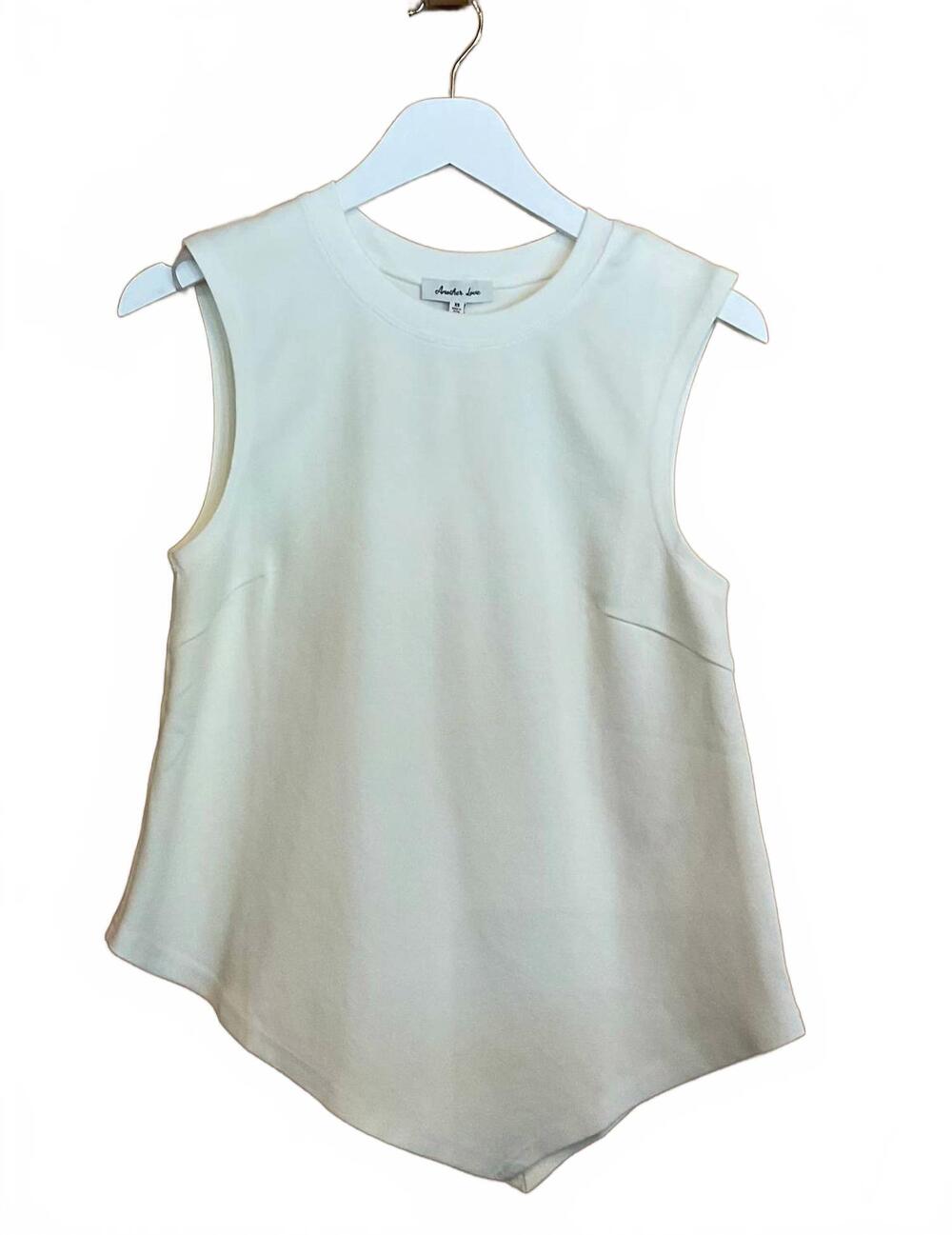 NEW ANOTHER LOVE women's jayana sleeveless top in off white